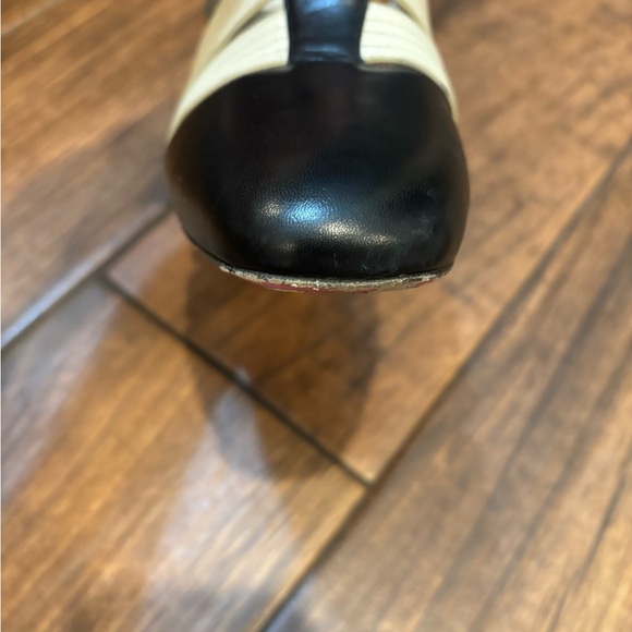 Authentic Gucci GG rare sling back black floral heel size 39 - Picture 13 of 16